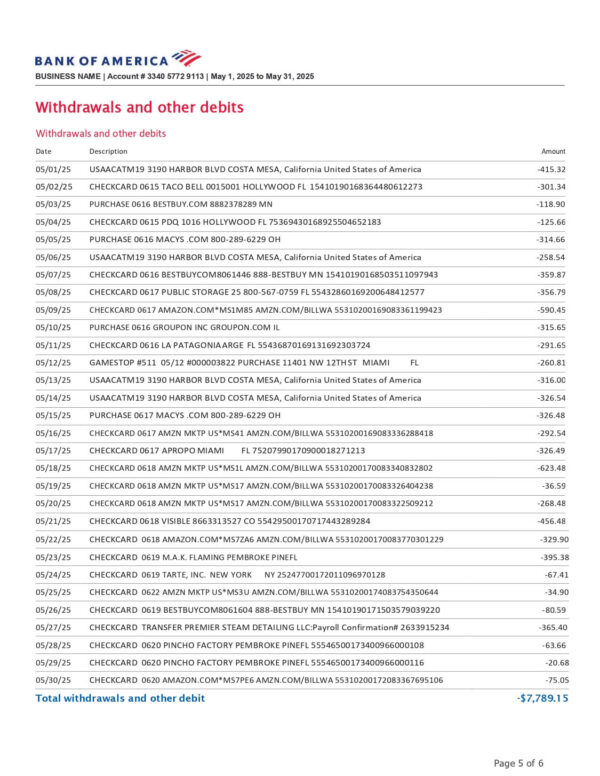 Bank of America Business Advantage Checking