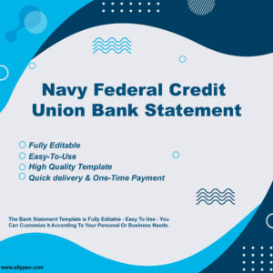 Navy Federal Credit Union Bank Statement