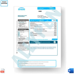 Engie Electricity Bill