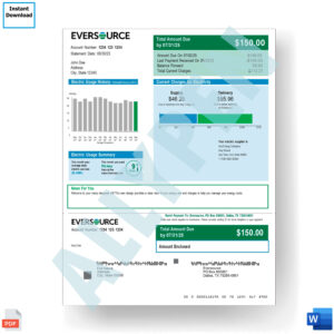 Eversource Utility Bill