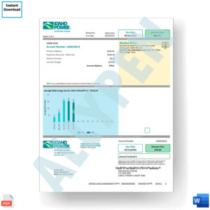 Idaho Power Bill