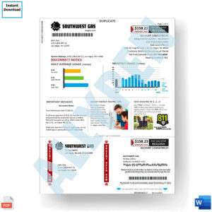 Southwest gas Bill