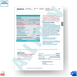 Spectrum Utility Bill