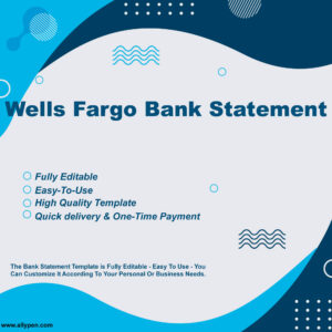 Wells Fargo Bank Statement - Complete Advantage Checking
