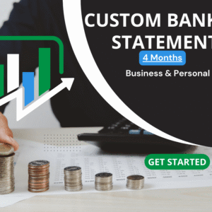 Four Months Bank Statement - Personal or Business